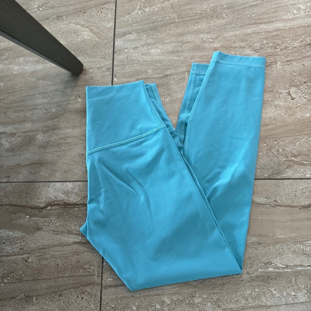 Lululemon Align High-Rise Pant 25"-color Tidal Teal-size 6-NWOT